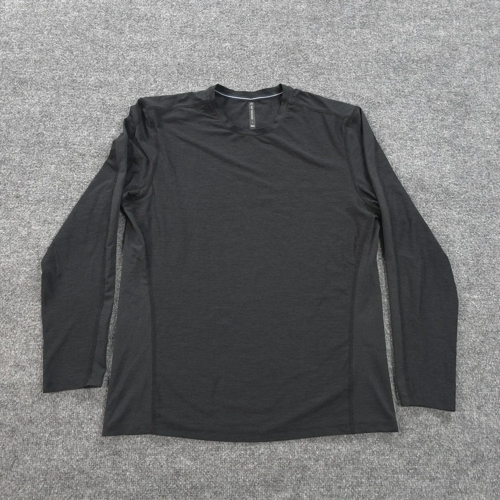 Ten Thousand Shirt Mens Large Black The Versatile L/S‎ Performance Gym Running